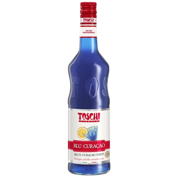 Toschi Blu Curacao Syrup 1000ml Syrop Blu Curacao