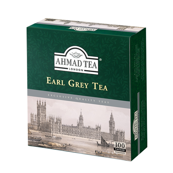 Ahmad Earl Grey ex100 herbata z zawieszką