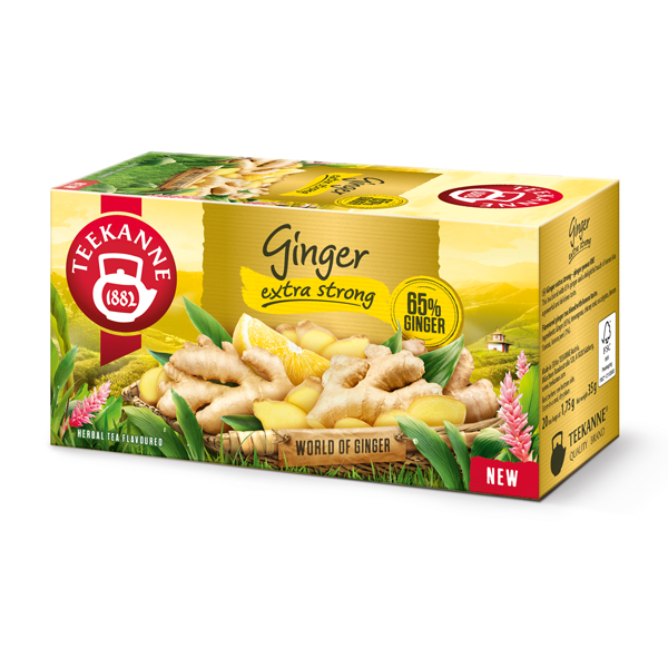 Teekanne Ginger Extra Strong 20 kopert