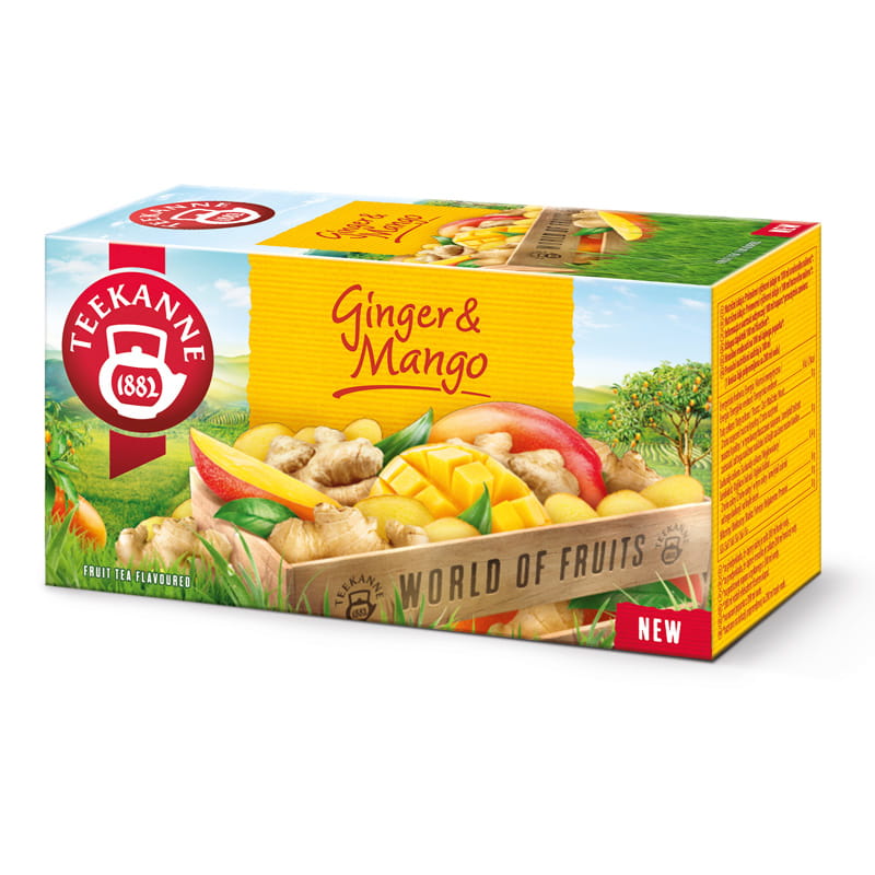 Teekanne Ginger Mango 20 kopert herbata owocowa z imbirem