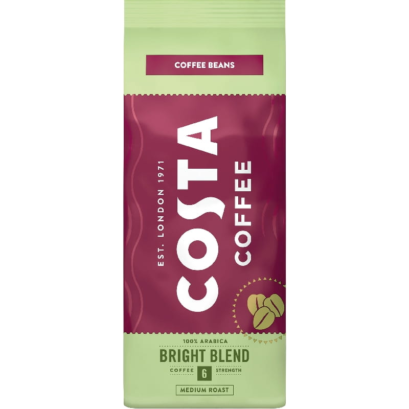 Costa Coffee Bright Blend Medium kawa ziarnista 200g