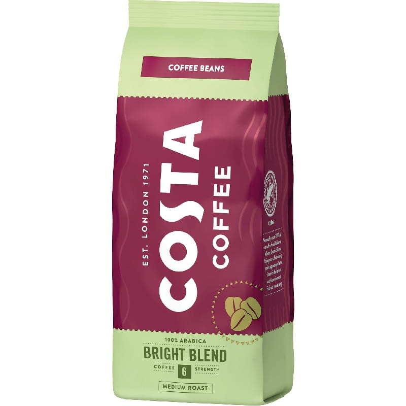 Costa Coffee Bright Blend Medium kawa ziarnista 200g