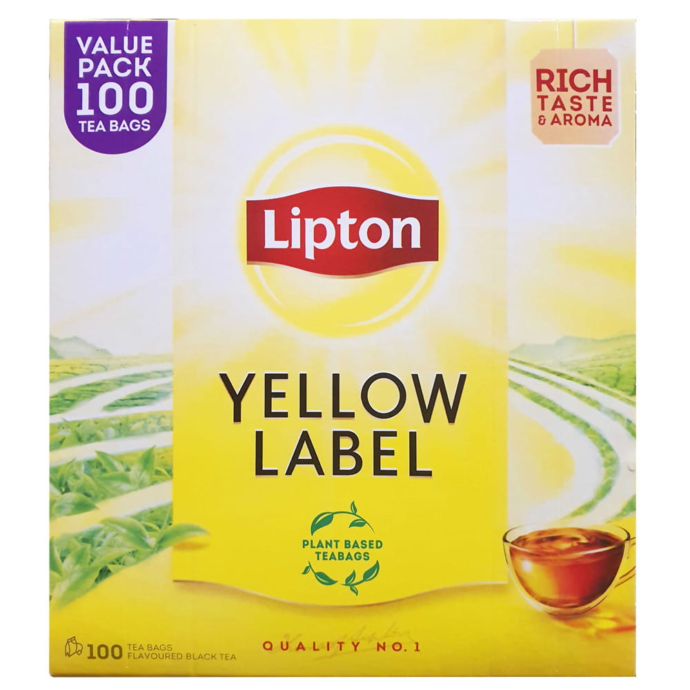 Lipton Yellow Label Herbata czarna 100 torebek 200g