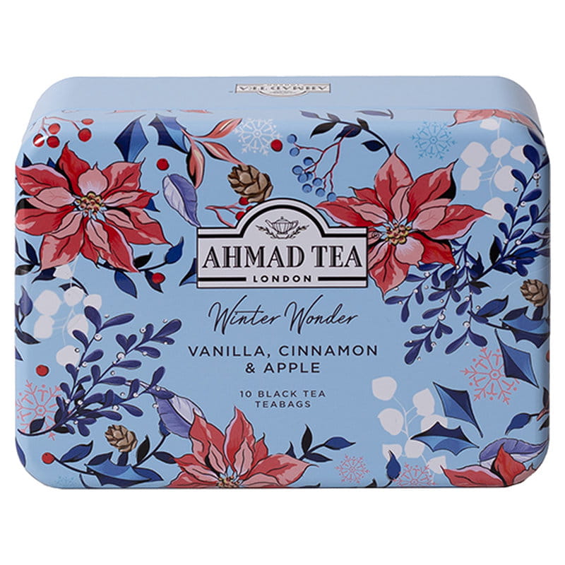 Ahmad Tea Winter Wonder Vanilla Cinnamon Apple 10tbx2g herbata w puszce
