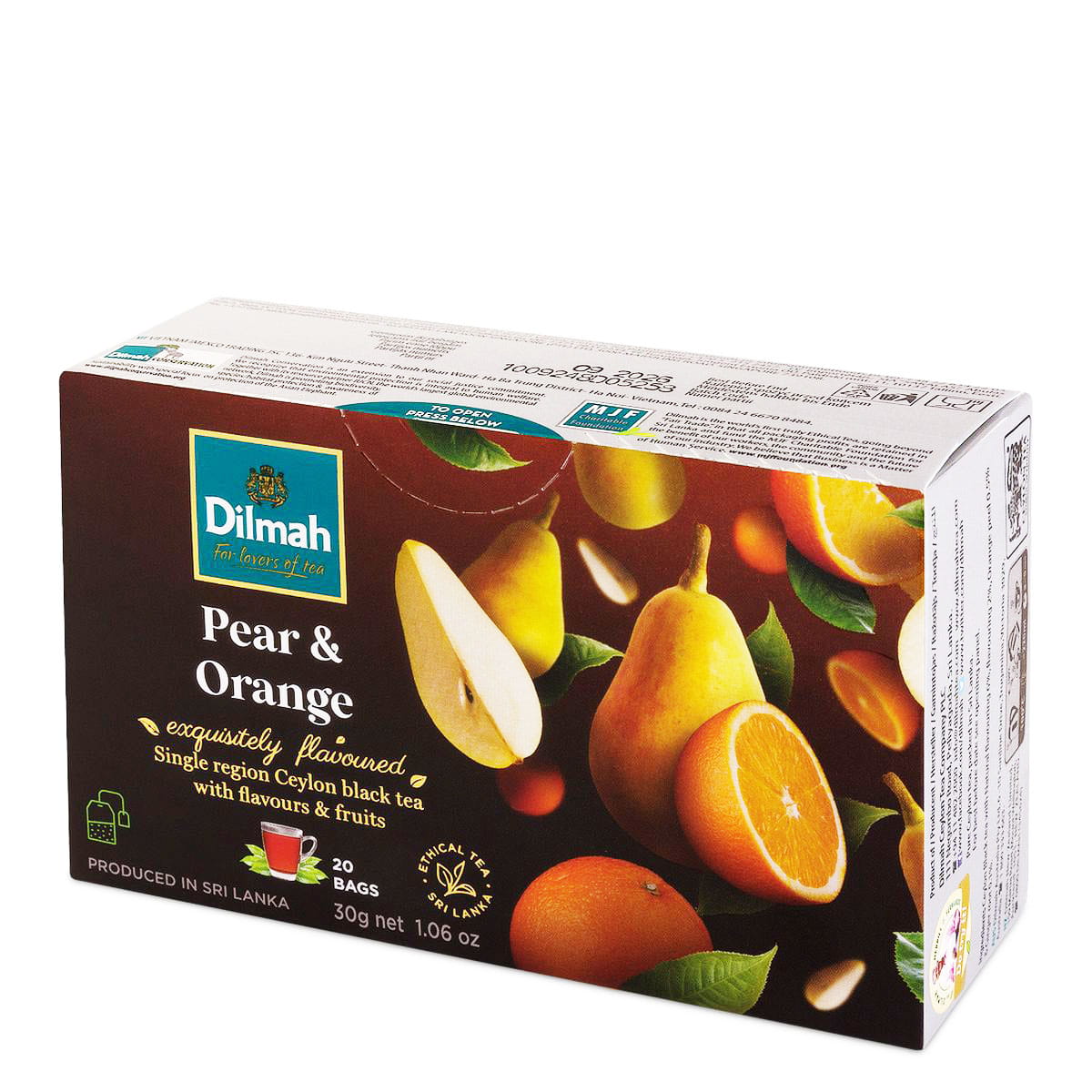 Dilmah Pear i Orange EX20 z zawieszką