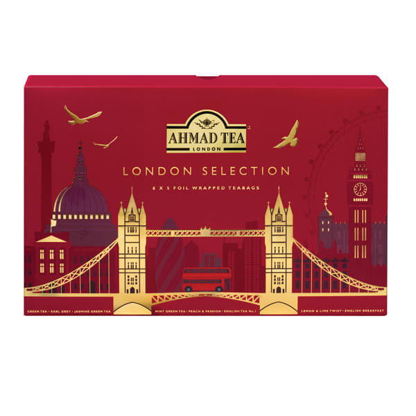 Ahmad London Selection Tea 8x5x2g herbata kopertowana