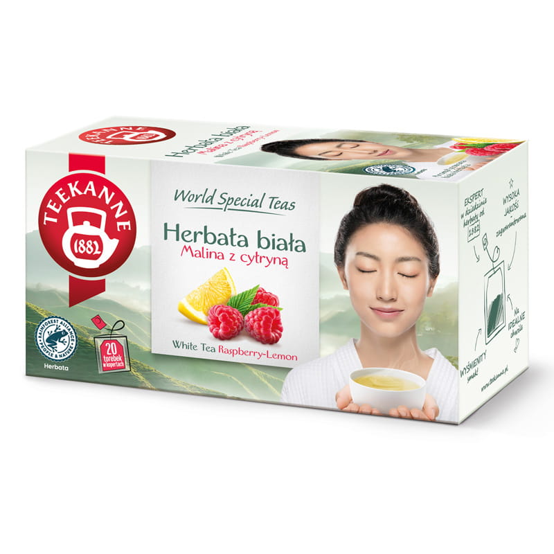 Teekanne Biała Malina z Cytryną 20 kopert herbata ekspresowa