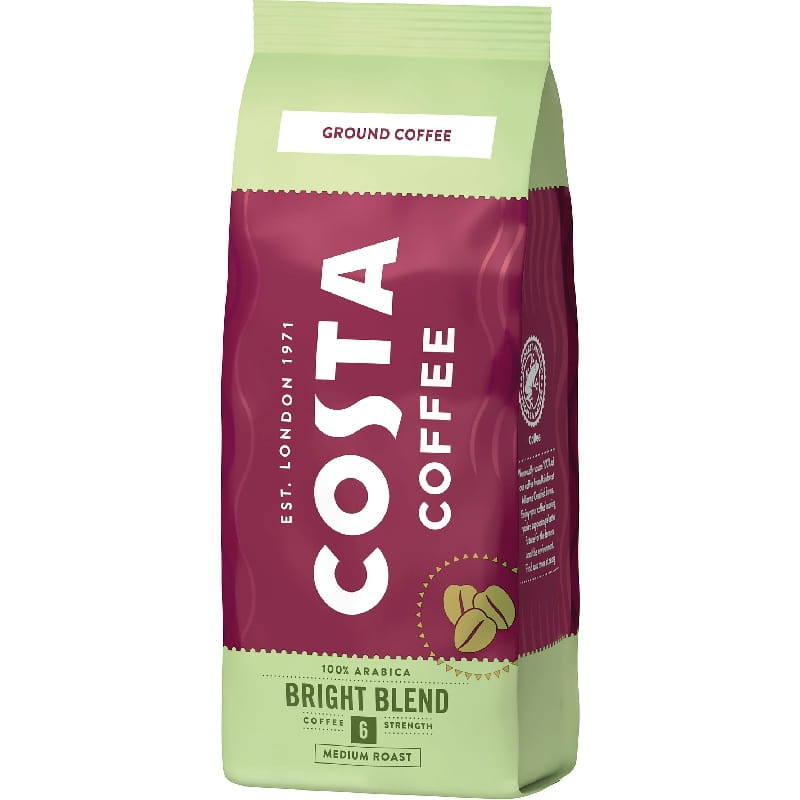 Costa Coffee Bright Blend Medium kawa mielona 200g