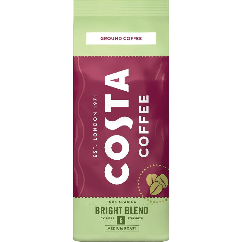 Costa Coffee Bright Blend Medium kawa mielona 200g