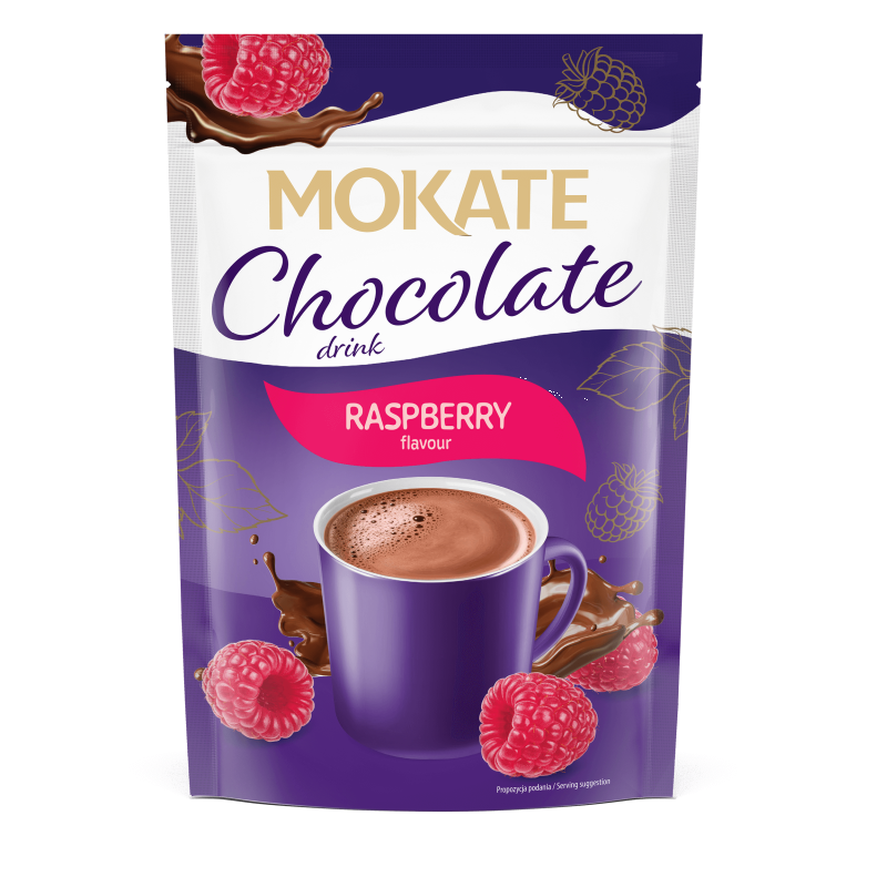 Mokate Napój Czekoladowy o Smaku Malinowym 120g