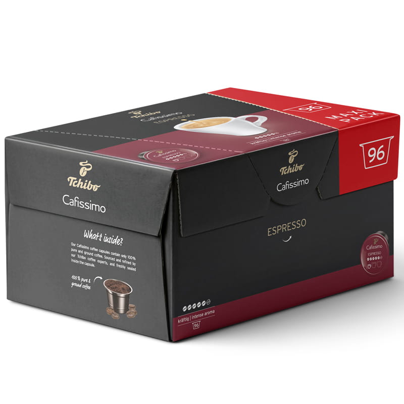 Tchibo Kawa Cafissimo Espresso Kraftig Intense Aroma 96 kapsułek