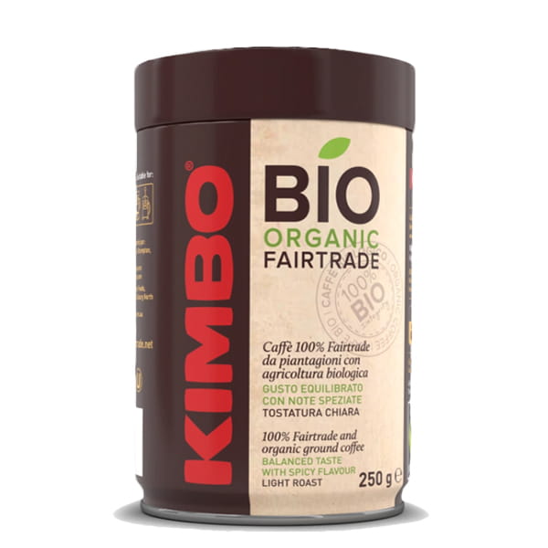 Kimbo BIO Organic 250g kawa mielona w puszce