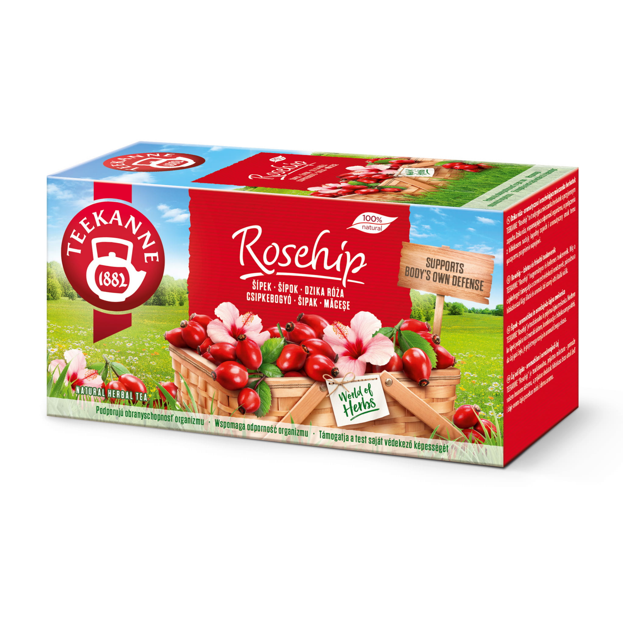 Teekanne Rosehip ex20 herbata ekspresowa ziołowa