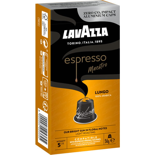 Lavazza Espresso Lungo 10 kapsułek kawa Nespresso