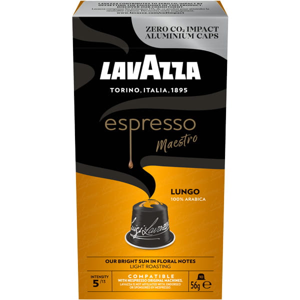 Lavazza Espresso Lungo 10 kapsułek kawa Nespresso