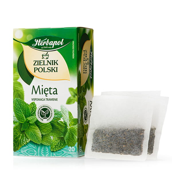 Herbapol Zielnik Polski Mięta Ex20 herbata ekspresowa ziołowa