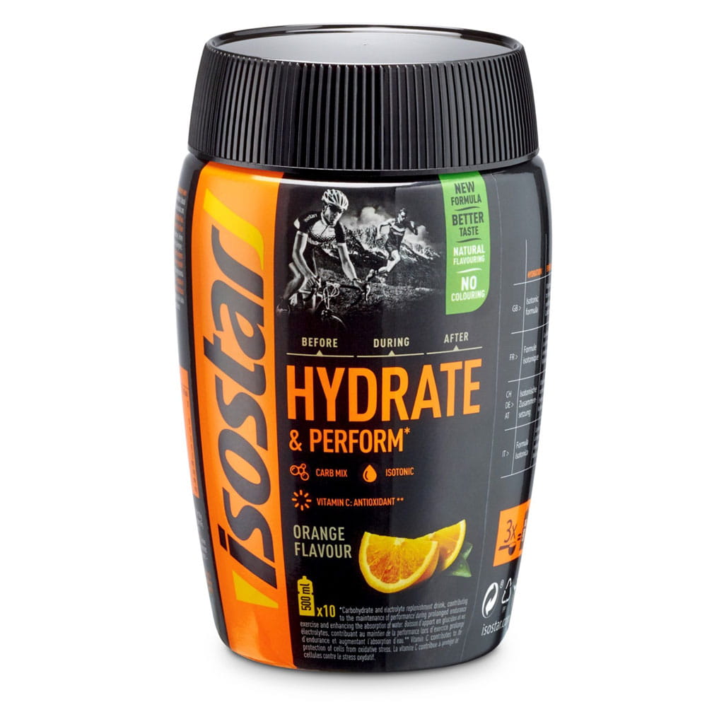 Isostar koncentrat o smaku pomarańczowym 400g w pojemniku