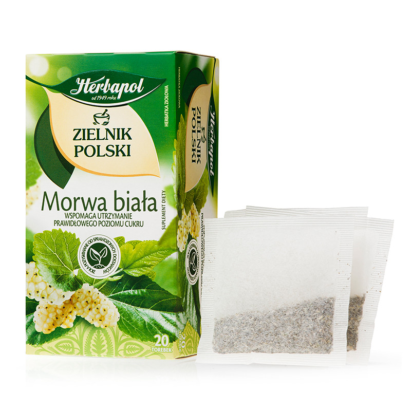 Herbapol Zielnik Polski Morwa Biała Ex20 herbata ekspresowa ziołowa