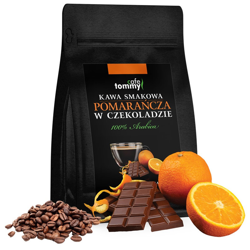 Kawa smakowa Czekolada - Pomarańcza Brazylia Arabica 250g ziarnista