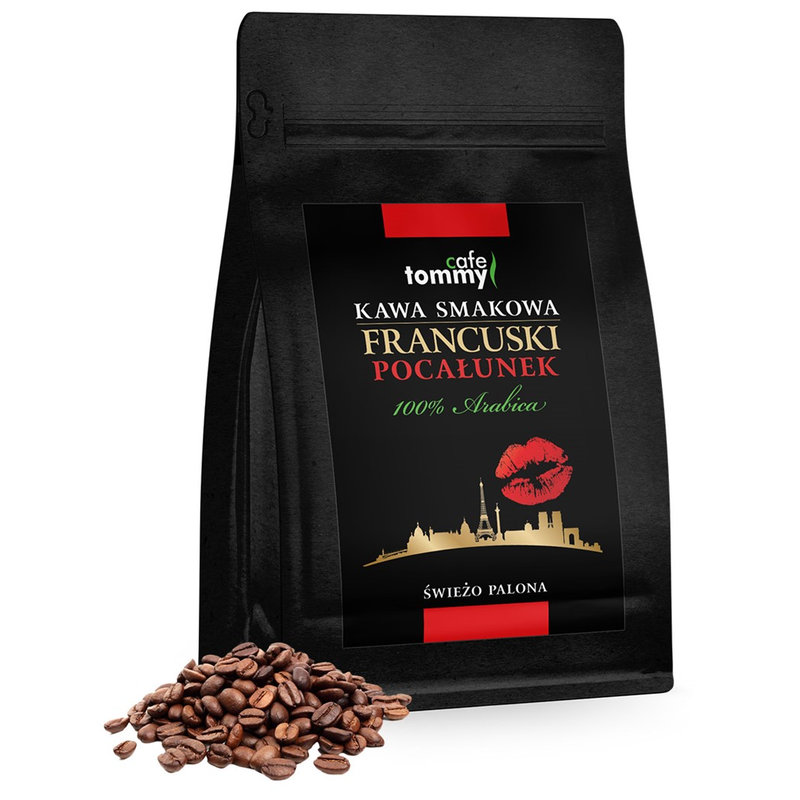 Kawa smakowa Francuski Pocałunek Brazylia Arabica 250g ziarnista