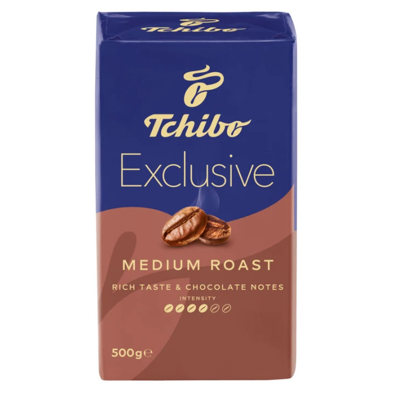 Tchibo Exclusive MEDIUM 500g Kawa mielona Vacuum