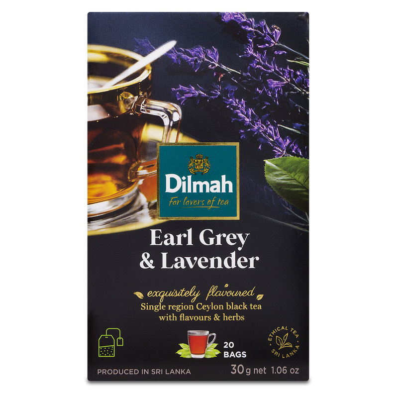 Dilmah Earl Grey & Lavender Ex20 herbata z zawieszką