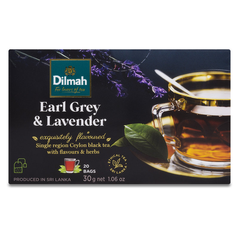Dilmah Earl Grey & Lavender Ex20 herbata z zawieszką