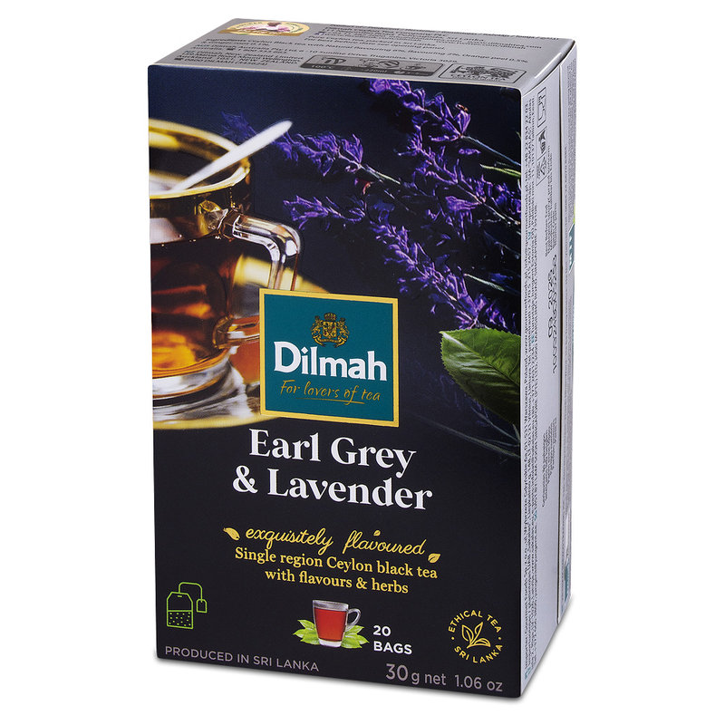 Dilmah Earl Grey & Lavender Ex20 herbata z zawieszką