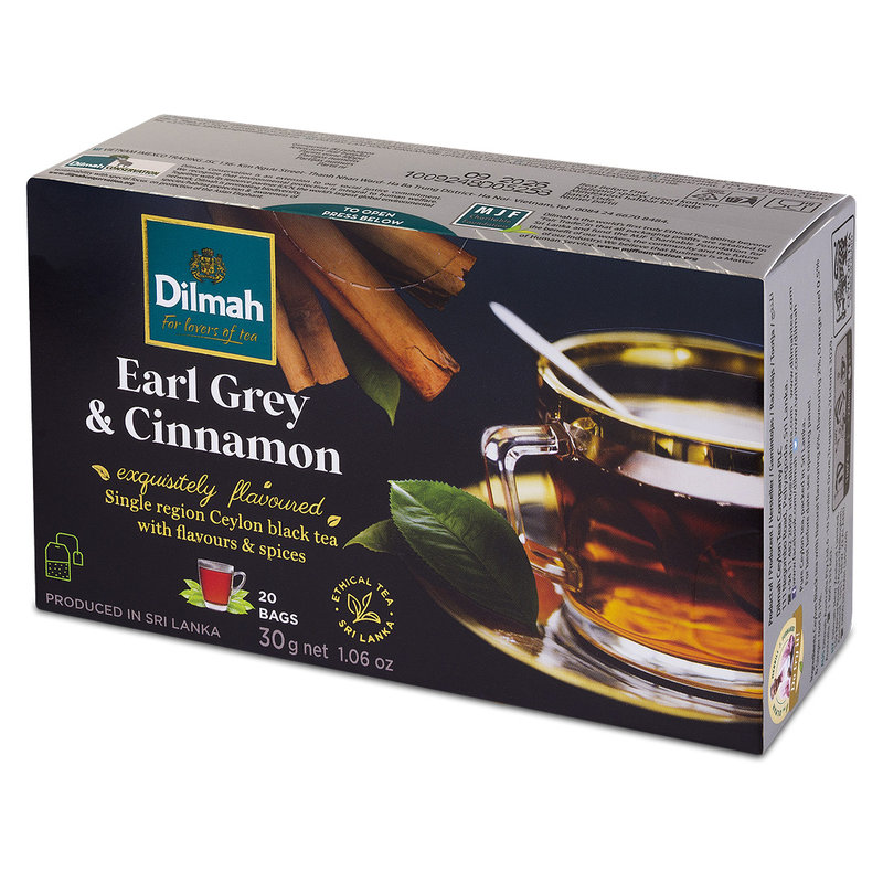 Dilmah Earl Grey & Cinnamon Ex20 herbata z zawieszką