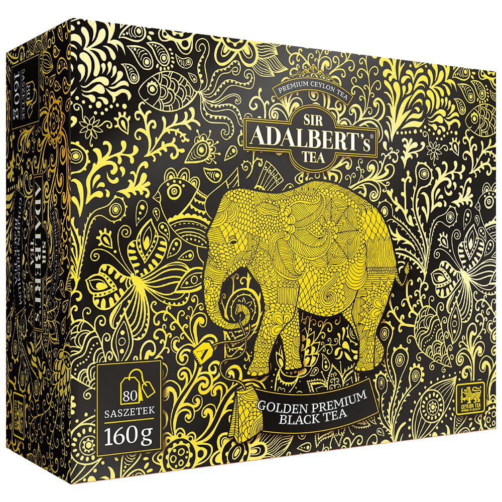 Adalbert'S Tea GOLDEN PREMIUM Black Tea 160 (80x2g) herbata ekspresowa w saszetkach