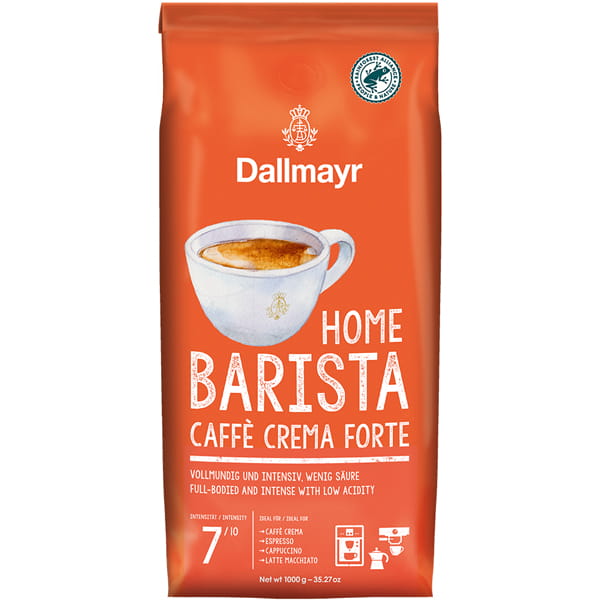 Dallmayr Barista Caffe Crema Forte 1kg kawa ziarnista