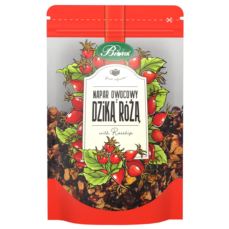 Bi Fix Napar Owocowy Dzika Róża 100g herbata z suszu