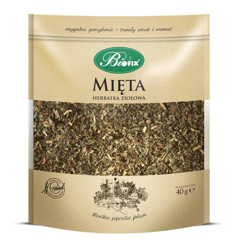 BiFix MIĘTA Herbatka ziołowa liściasta 40g