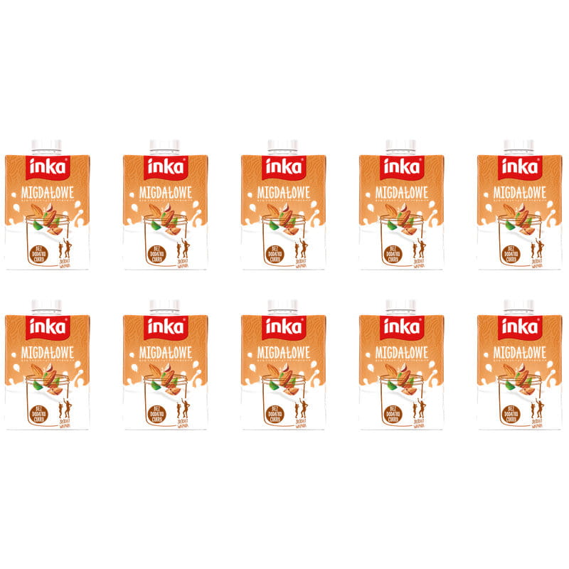 Inka Napój Migdałowy 500ml Zestaw 10 sztuk