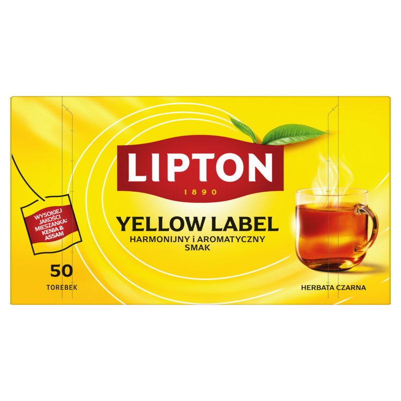 Lipton Yellow Label 50 torebek herbata ekspresowa