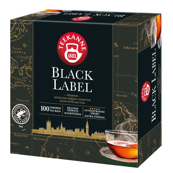 Teekanne Black Label ex100 herbata ekspresowa czarna