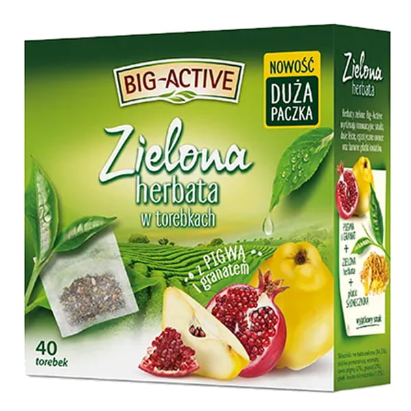 Big-Active Zielona z Pigwą i Granatem Ex40