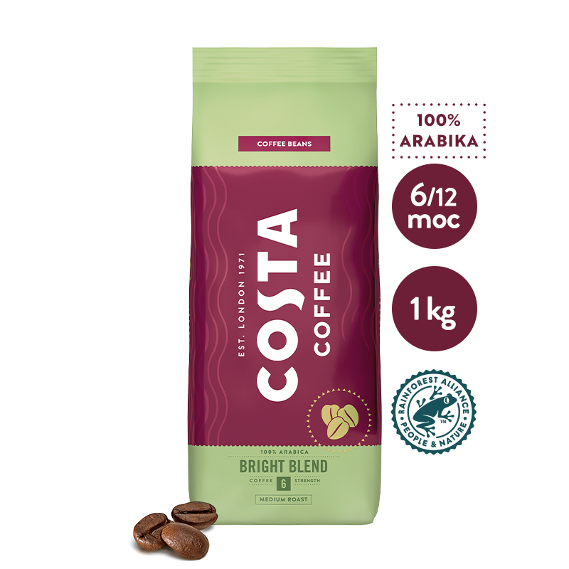 Costa Coffee Bright Latin Blend kawa ziarnista 1kg