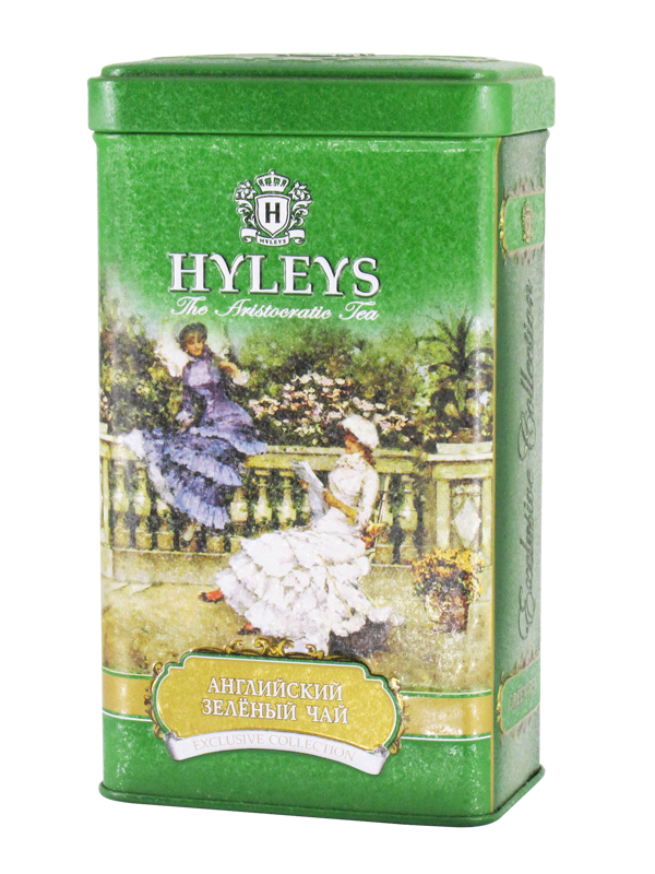 Hyleys English Green 100g herbata liściasta Puszka