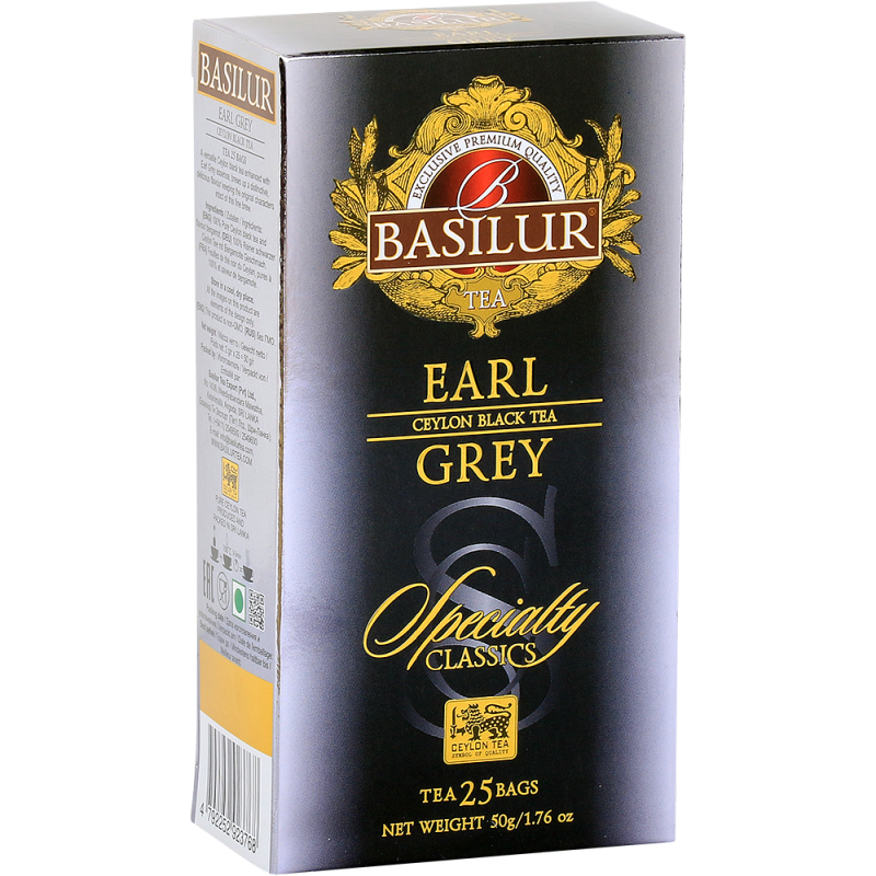BASILUR Earl Grey sasz. 25x2g herbata ekspresowa