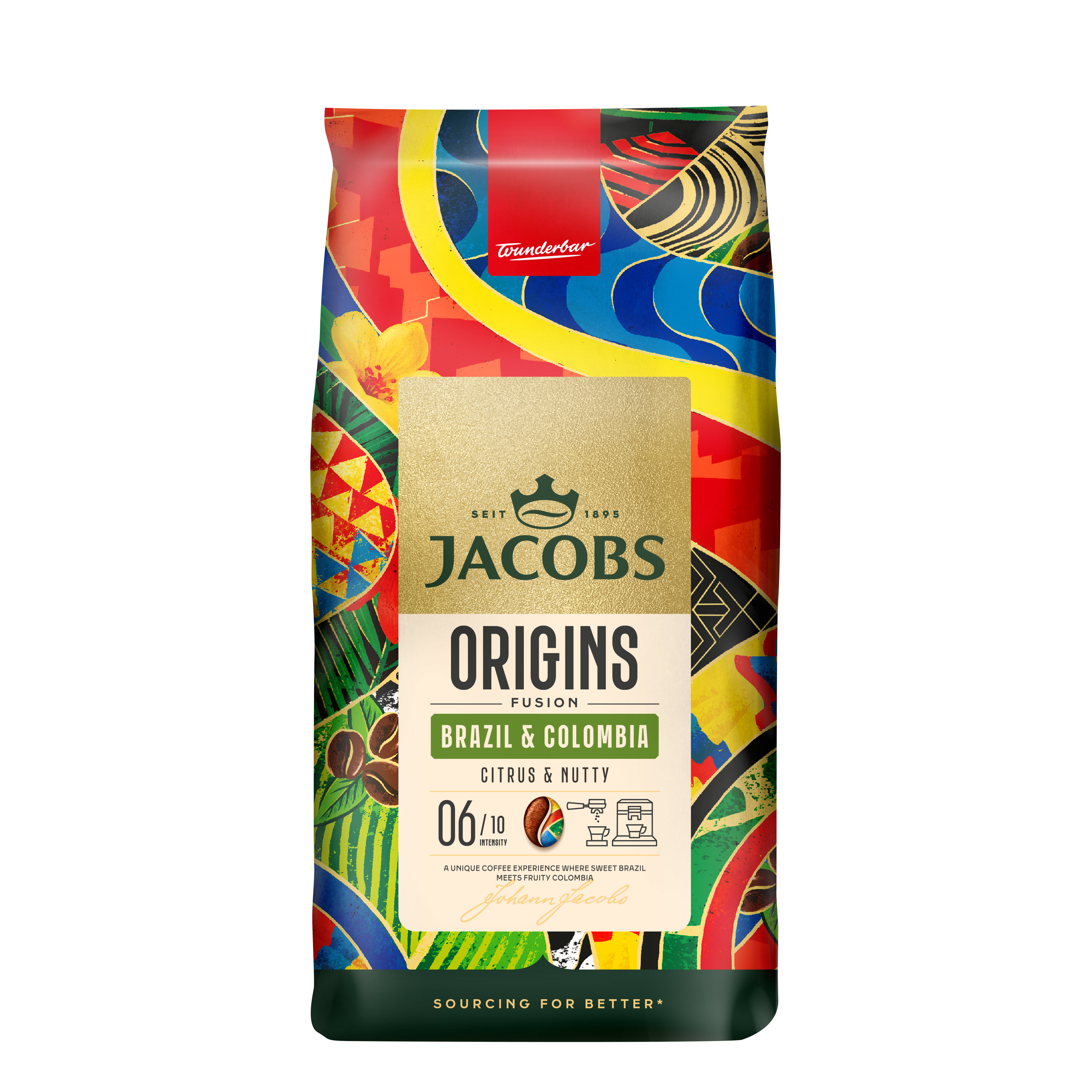 Jacobs Origins Brazil&Colombia 1kg kawa ziarnista