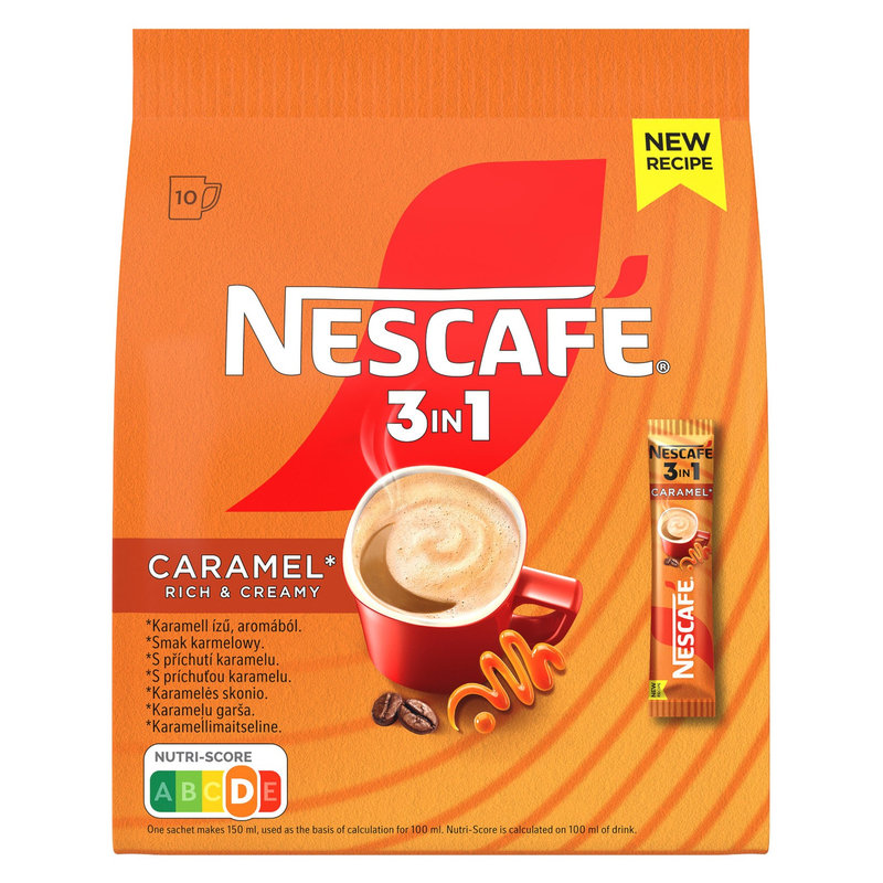 Nescafe 3IN1 Caramel 10 saszetek 3w1 (10x16g)