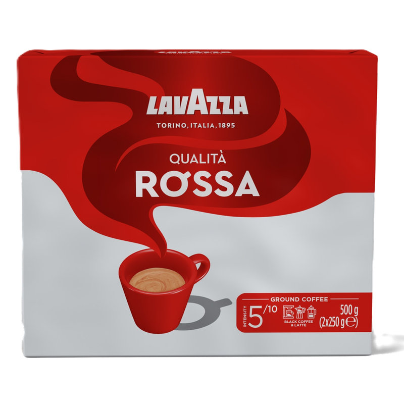 Lavazza Qualita ROSSA 2x250g kawa mielona włoska