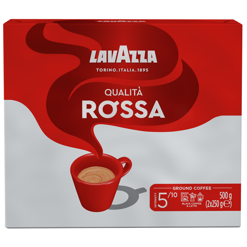 Lavazza Qualita ROSSA 2x250g kawa mielona włoska