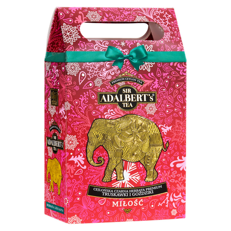Adalbert'S Tea Torebka Miłość 50g Herbata liściasta,truskawki i goździki