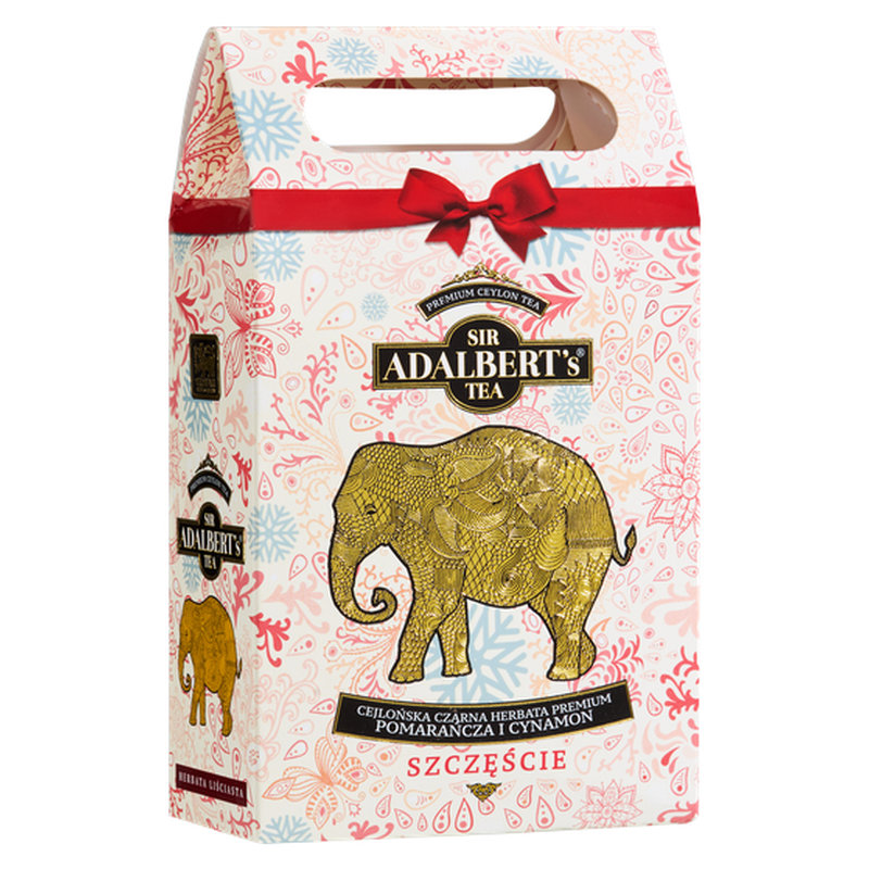 Adalbert'S Tea Torebka Szczęście 50g Herbata liściasta, pomarańcza i cynamon