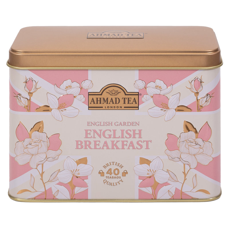 Ahmad English Garden English Breakfast 40x2g herbata ekspresowa w puszce