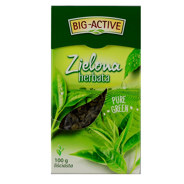 Big-Active Pure Green herbata zielona 100g liść