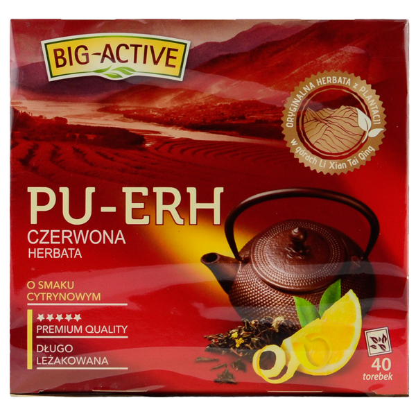 Big-Active Pu-erh Lemon Ex40 cytrynowa